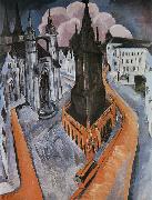 Ernst Ludwig Kirchner, Der rote Turm in Halle